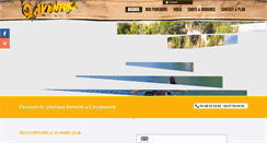 Desktop Screenshot of o2aventure.com